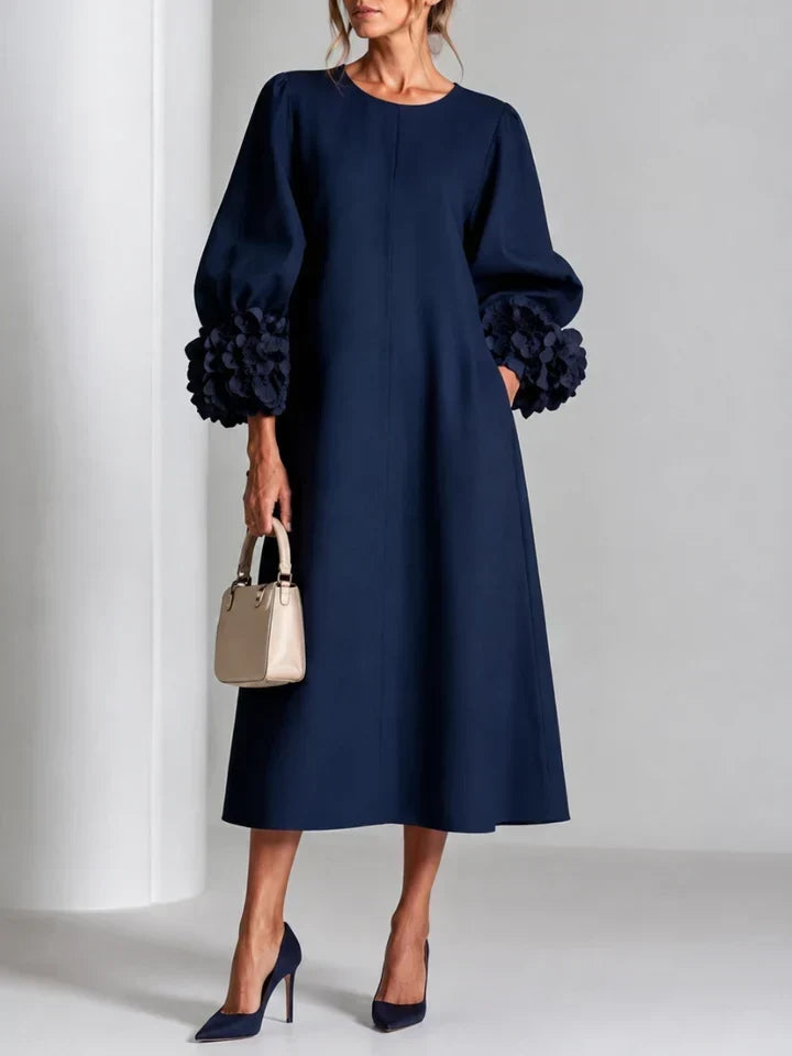 LILIANA – Abito Midi Floreale Elegante
